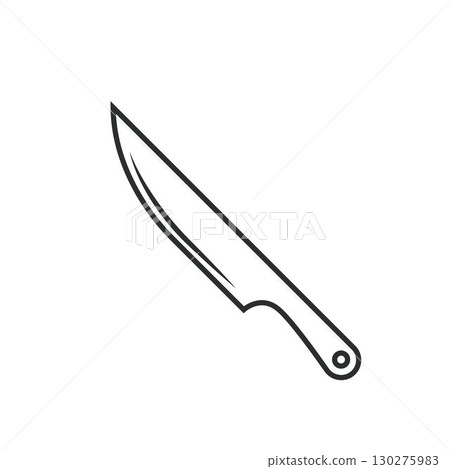 knife line icon vector design template 130275983