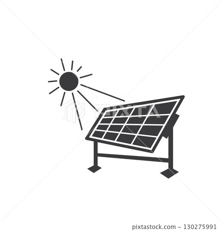 solar panel icon vector design template 130275991