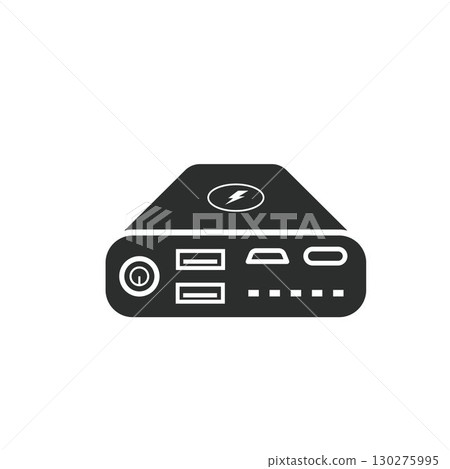 power bank icon vector design template power bank icon vector design template 130275995