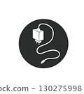 phone charger adapter icon vector illustration design template 130275998