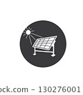solar panel icon vector design template 130276001