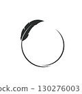 circle feather icon vector design illustration element 130276003