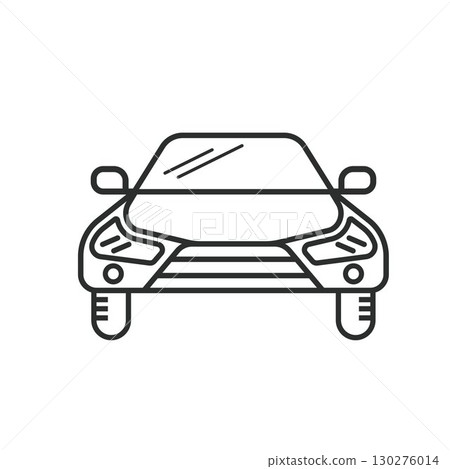 suv car line icon vector design template 130276014