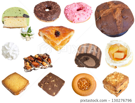 Cutout material set - Western confectionery 3 Cutout material set - Western confectionery 3 130276796