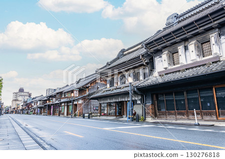 Kawagoe City, Saitama Prefecture Koedo Kawagoe Ichibangai Shopping Street Kurazukuri Townscape 130276818