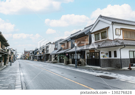 埼玉縣川越市小江戶川越一番街商店街倉造街景 埼玉縣川越市小江戶川越一番街商店街倉造街景 130276828