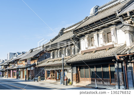Kawagoe City, Saitama Prefecture Koedo Kawagoe Ichibangai Shopping Street Kurazukuri Townscape 130276832