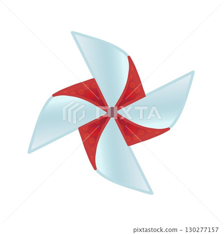 Illustration of a pinwheel Illustration of a pinwheel 130277157