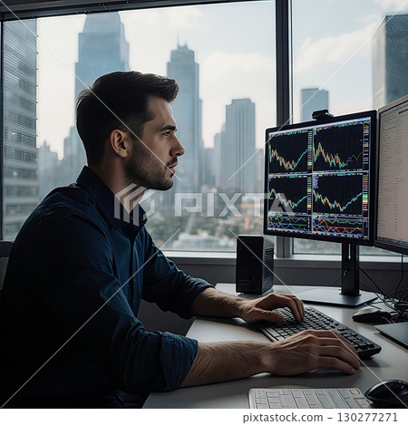 A skilled trader who works hard at trading cryptocurrencies, stocks, and foreign exchange. 130277271
