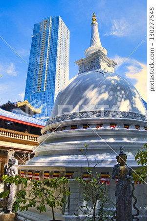 Spectacular view of Gangaramaya Temple in Colombo Spectacular view of Gangaramaya Temple in Colombo 130277548