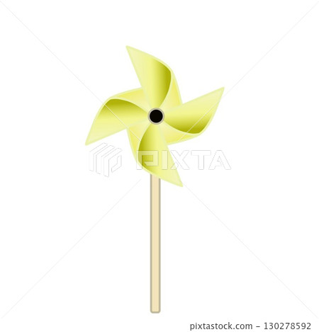 Illustration of a pinwheel 130278592