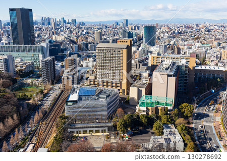 View of the Shinjuku area from Bunkyo Civic Center View of the Shinjuku area from Bunkyo Civic Center 130278692
