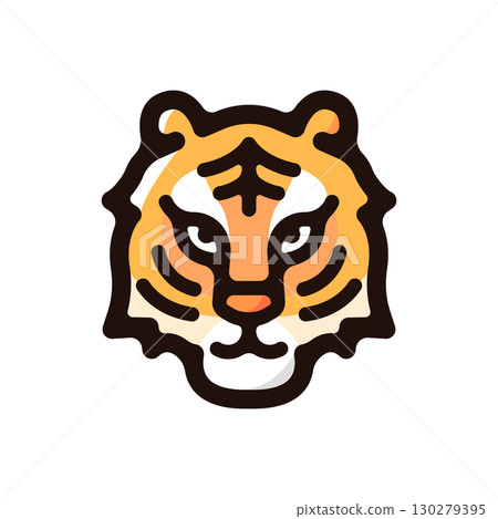 Tiger, tiger illustration icon (wild beast, jungle, animal material) Tiger, tiger illustration icon (wild beast, jungle, animal material) 130279395