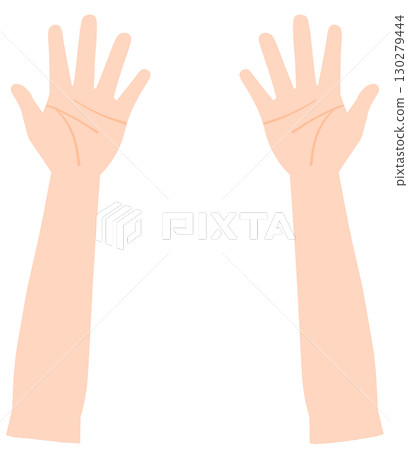 Both arms below the elbows Both arms below the elbows 130279444
