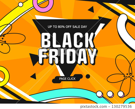 Only once a year! Black Friday Template 130279536