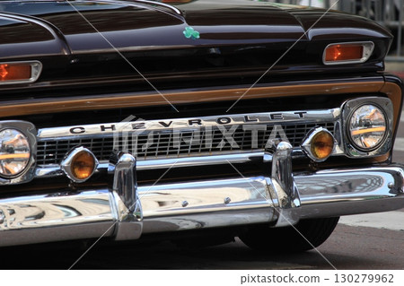 A view of cars, pickups and buses driving through the streets of San Francisco A view of cars, pickups and buses driving through the streets of San Francisco 130279962