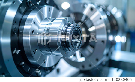 精密機械特寫，生成式人工智慧背景 130280406
