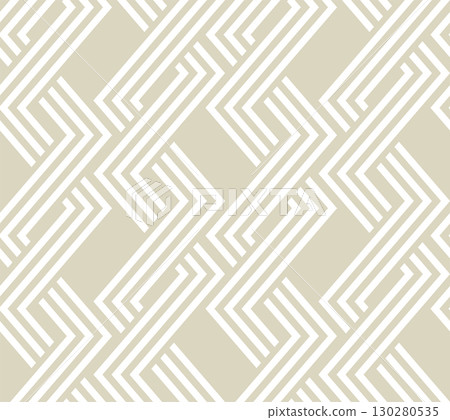Seamless geometric pattern of interlocking zigzag lines , creating a textured visual effect. Vector illustration. Seamless geometric pattern of interlocking zigzag lines , creating a textured visual effect. Vector illustration. 130280535