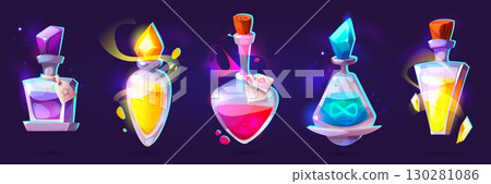 Potion bottle game assets 130281086