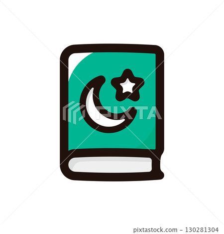 Quran, Koran illustration icon (faith, Middle East, Islamic culture material) 130281304