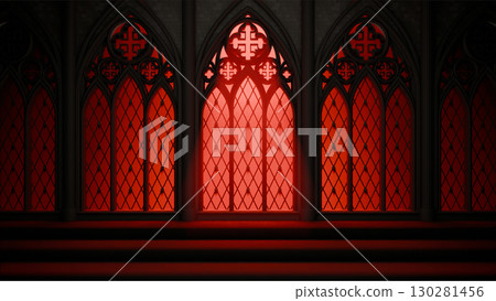 Church-style background red 130281456