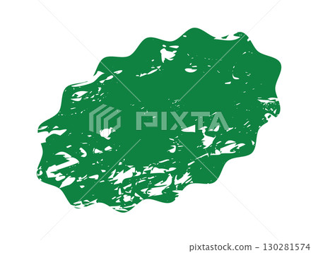 Set of green eco stickers with grunge texture in various shapes. Organic, natural labels ideal for eco products, promotions, and sustainable branding. 130281574