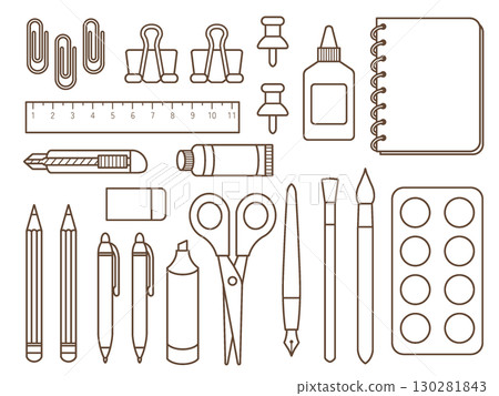 Stationery material set A 130281843