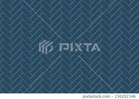 Herringbone floor Herringbone floor seamless pattern. Herringbone texture. Linear cladding surface. Vector.  130282146