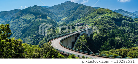 天照橋全景【宮崎縣西臼杵郡日影町】 130282551