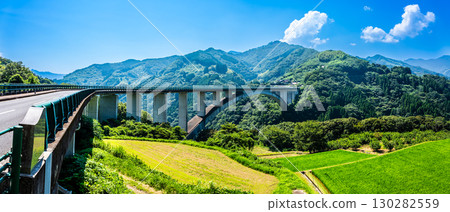 天照橋全景【宮崎縣西臼杵郡日影町】 130282559