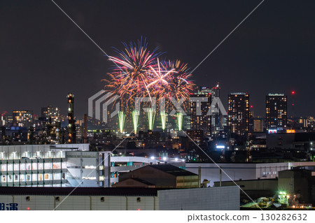 《神奈川縣》街景煙火大會-大田區和平紀念煙火大會《攝於川崎市》 《神奈川縣》街景煙火大會-大田區和平紀念煙火大會《攝於川崎市》 130282632