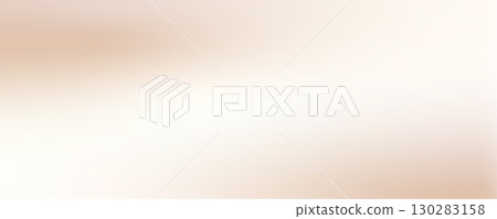 Peach pink beige background. Soft blur and warm color gradation. Plain aesthetic banner. Pale neutral organic overlay. Calm beauty backdrop. Vector warm gradient transition cover 130283158