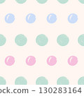 Polka dots seamless pattern.Brush stroke pastel colors kids endless background. Circles continuous ornament. Surface pattern design childish motif. Vector crayon illustration 130283164