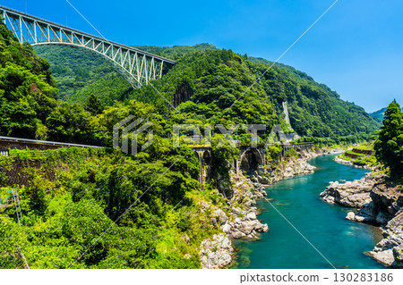 綱瀨川大橋與五瀨川 [宮崎縣西臼杵郡日之影町] 130283186