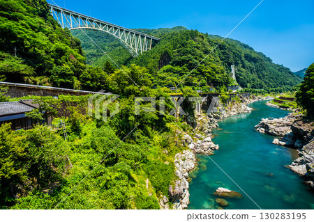 綱瀨川大橋與五瀨川 [宮崎縣西臼杵郡日之影町] 130283195