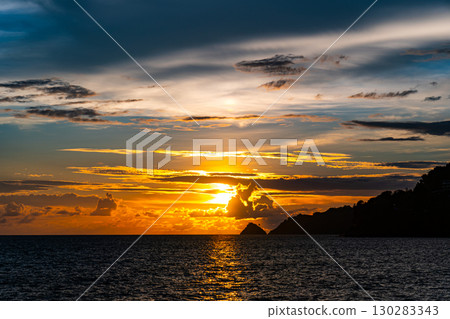 Beautiful sunset or sunrise clouds background,Sky nature composition,Amazing natural clouds sky background Beautiful sunset or sunrise clouds background,Sky nature composition,Amazing natural clouds sky background 130283343