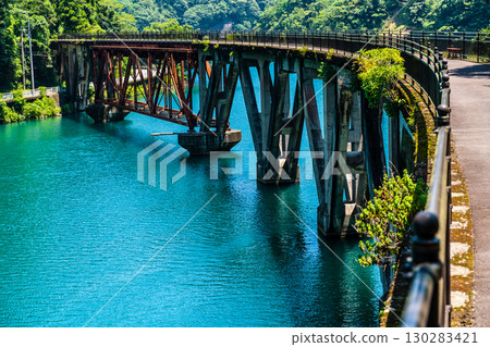 舊高千穗鐵道3號五瀨川橋[宮崎縣西臼杵郡日之影町] 130283421