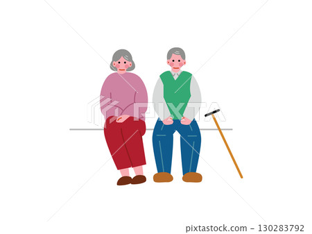 Senior couple 130283792