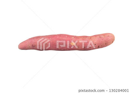 Roasted Sweet Potato on White Background Roasted Sweet Potato on White Background 130284001
