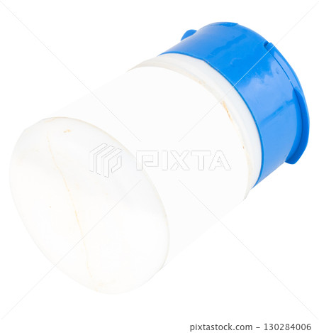 Plastic Salt Bottle on White Background Plastic Salt Bottle on White Background 130284006