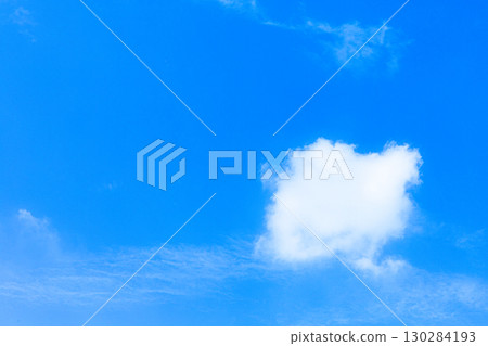 藍天白雲的簡單風景 藍天白雲的簡單風景 130284193