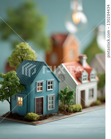 Real estate, property, selling and buying premises for business. Real estate concept. Neural network AI generated art Real estate, property, selling and buying premises for business. Real estate concept. Neural network AI generated art 130284434