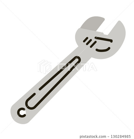 Wrench vector illustration material Wrench vector illustration material 130284985