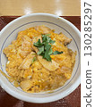 A classic Japanese dish: chicken and egg rice bowl 130285297