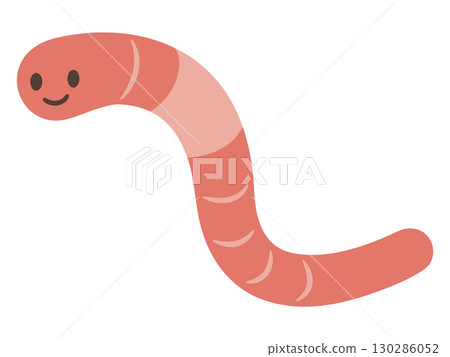 Earthworm illustration 130286052