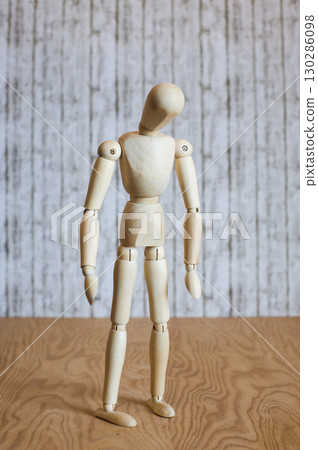 Wooden dummy is sad Wooden dummy is sad 130286098