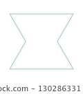 Frame material illustration of a strange shape like a bottle 130286331