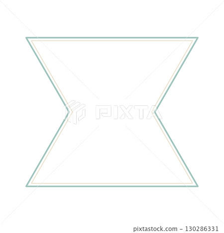 Frame material illustration of a strange shape like a bottle Frame material illustration of a strange shape like a bottle 130286331