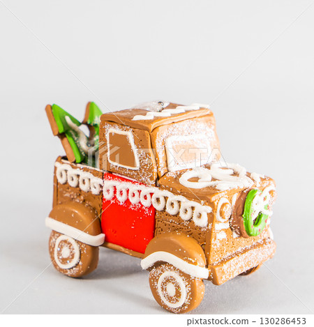 Car Figure Christmas Decoration New Year Christmas Tree mini figurine 130286453