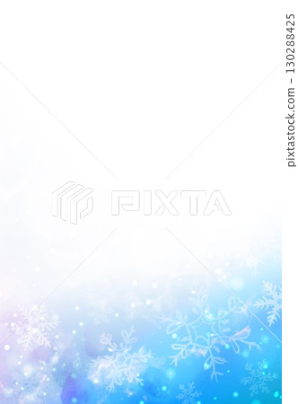 水彩風格雪圖案背景 130288425